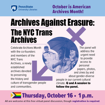 Image includes event title and description with an image of Marsha P. Johnson in the center